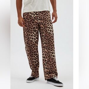 Urban Outfitters Brown Leopard Pants